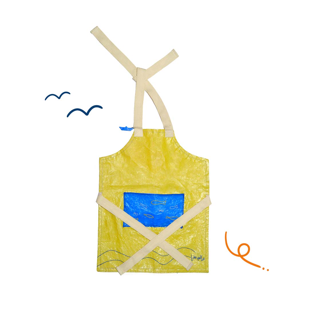 Fish & Waves Kids Apron