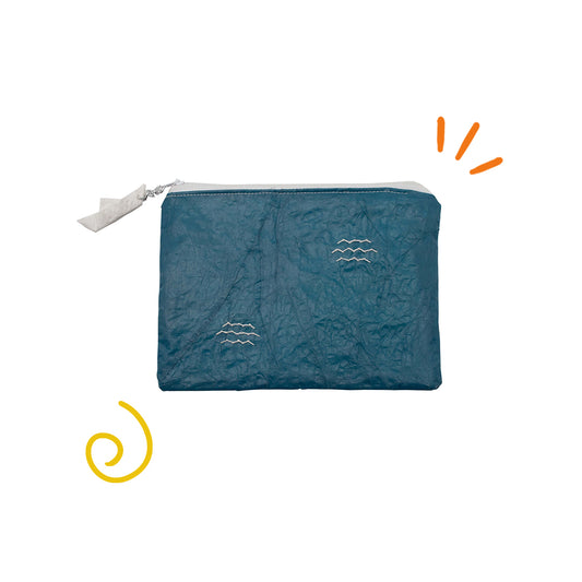 Baby Waves Blue Pouch